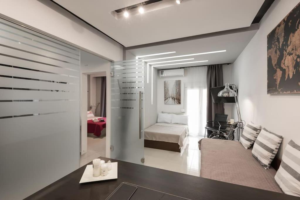 Modern Office Apartment.Wifi,2A/C,Luxury Fur/Tures Tesalonika Bagian luar foto